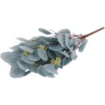 Bukiet liści jabłoni w kolorze NIEBIESKIM 52 cm - obrazek 3