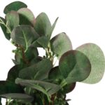 Bukiet liści jabłoni w kolorze ZIELONO FIOLETOWYM 52 cm - obrazek 2