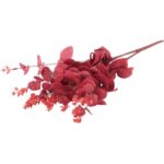 Bukiet liści EUCALYPTUSA w kolorze BORDOWYM 50 cm - obrazek 3