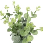 Bukiet liści EUCALYPTUSA w kolorze CIEMNO ZIELONYM 50 cm - obrazek 2