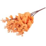 Bukiet liści EUCALYPTUSA w kolorze POMARAŃCZOWYM 50 cm - obrazek 3