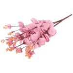 Bukiet liści EUCALYPTUSA w kolorze RÓŻOWYM 50 cm - obrazek 3