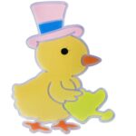 NAKLEJKA ŻELOWA SAMOPRZYLEPNA NA OKNO KURCZAK - obrazek 2