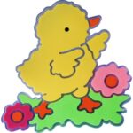 NAKLEJKA ŻELOWA SAMOPRZYLEPNA NA OKNO KURCZAK I - obrazek 2