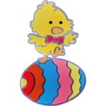 NAKLEJKA ŻELOWA SAMOPRZYLEPNA NA OKNO KURCZAK II - obrazek 2