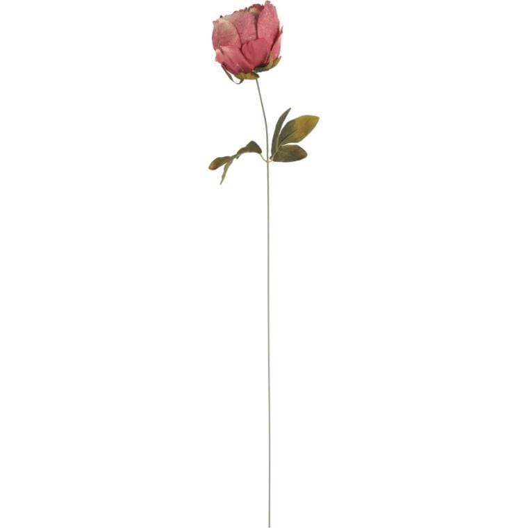 SDBF17809R PIWONIA WELUROWA Z BROKATEM 62 CM RÓŻOWA - obrazek 1