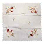 Plamoodporny Obrus świąteczny na stół Wielkanocny 85x85cm Kogut