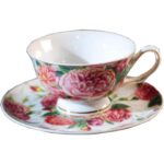 Filiżaki do kawy w kwiaty - obrazek 2