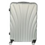 Walizka podróżna Matrix 1100 wykonana z ABS Plus, z 4 obrotowymi kółkami i zamkiem szyfrowym, kolor srebrny. - obrazek 2