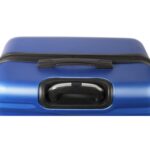 Duża Walizka Podróżna Matrix 950 z Mocnego ABS, Granatowa z Zamkiem Szyfrowym i 4 Kółkami Obracanymi 360 Stopni - obrazek 3