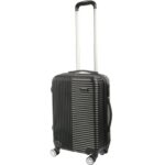 Walizka podróżna Matrix 750 z tworzywa ABS Plus, z teleskopową rączką i blokadą suwaków, kolor czarny