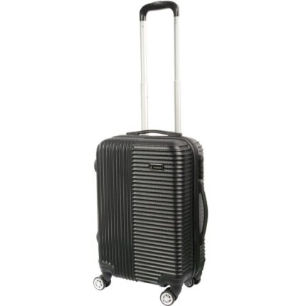 Walizka podróżna Matrix 750 z tworzywa ABS Plus, z teleskopową rączką i blokadą suwaków, kolor czarny