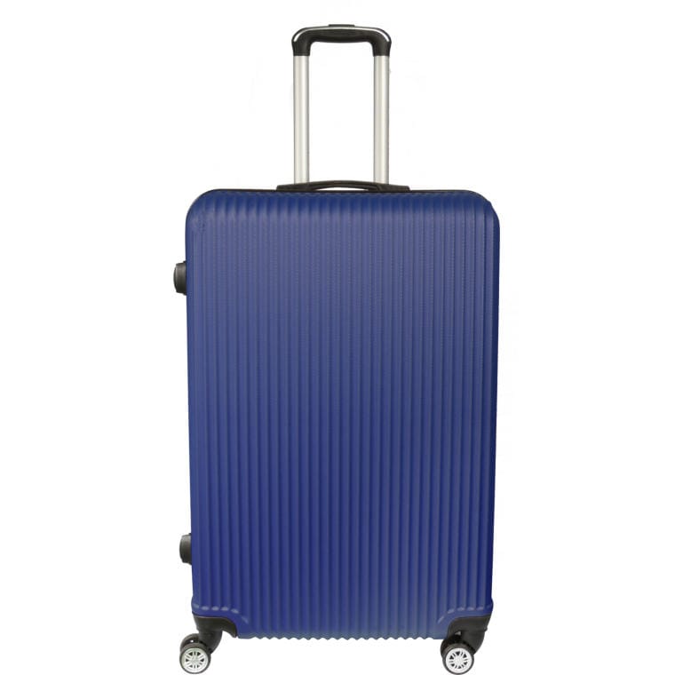 SET-W-141 Walizka Podróżna Duża Odporna na Uszkodzenia MATRIX 550 z Blokadą Szyfrów i Kółkami 360 Stopni - Kolor Granatowy - obrazek 1