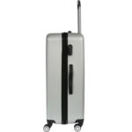 Odporna Walizka Kabinowa z ABS Plus Matrix 150 z 4 Kółkami i Dwupoziomowym Stelażem - Srebrna - obrazek 3