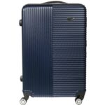 Walizka podróżna dużej pojemności Kosmo 450 z ABS Plus, z 4 obrotowymi kółkami i dwupoziomowym aluminiowym stelażem, kolor granatowy. - obrazek 2