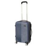 Walizka Kabinowa Kosmo 450 ABS Plus Granatowa z Przegrodą i Zabezpieczeniem błyskawicznym