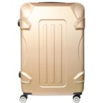 Walizka podróżna, średnia Złoty Kosmos 1200, z tworzywa ABS, na 4 obrotowych kółkach - obrazek 2