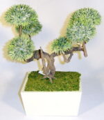 Sztuczne drzewko bonsai zielone - obrazek 2