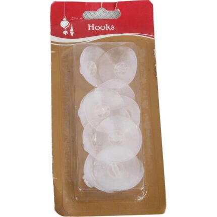 Zestaw 12 Przyssawek do Mocowania Dekoracji na Szkło 3.5 cm