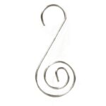 Komplet 40 Srebrnych Haczyków o Wielkości 5 cm - obrazek 2