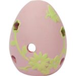 Ceramiczny Lampion w Kształcie Jajka - 12 cm