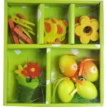 Komplet 18 Wielkanocnych Ozdób o Wielkości 17x16cm