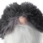 Skrzat Bożonarodzeniowy na Teleskopach, Czarny, 90 cm z Długą Czapą - obrazek 3