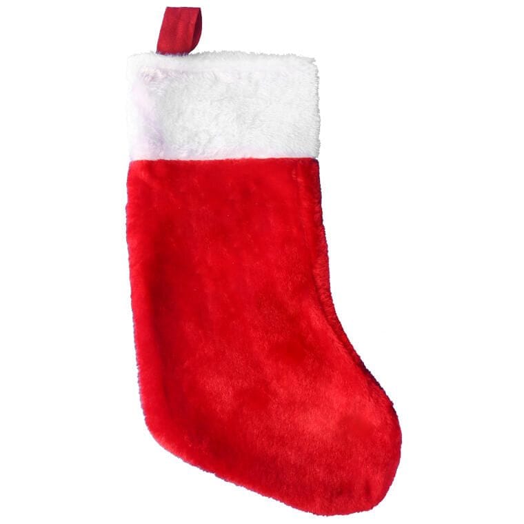 SKSW Skarpeta na prezenty 40 cm czerwona - obrazek 1