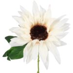 Słonecznik Dekoracyjny Biały o Wielkości 64cm - obrazek 3