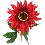 Czerwony Słonecznik Pojedynczy - 64cm - obrazek 3