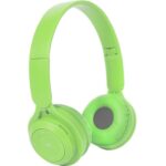 SŁUCHAWKI BEZPRZEWODOWE SKŁADANE NAUSZNE KOLOR ZIELONY