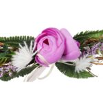 Dekoracja wielkanocna KOMPOZYCJA NA WIKLINIE DO POWIESZENIA 25 cm - obrazek 2