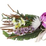 Dekoracja wielkanocna KOMPOZYCJA NA WIKLINIE DO POWIESZENIA 25 cm - obrazek 3