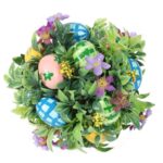 KULA BUKSZPANOWA Z JAJKAMI DEKORACJA WIOSENNA 12CM