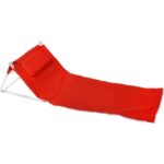 Praktyczna i Trwała Mata Plażowa z Oparciem i Torbą do Przechowywania 137x55cm