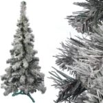 Choinka Sztuczna Biała Góra 180 cm - Polskiej Produkcji GOLIAT