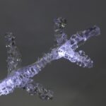 Śnieżynka Dekoracyjna LED 55 cm, Kolor Zimny Biały, 42 Diody - obrazek 2