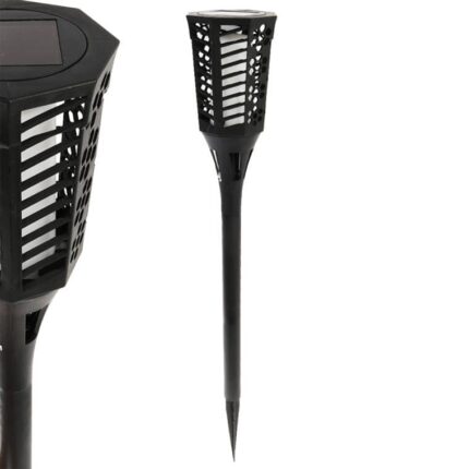 Prosta w Użyciu Lampa Solarna Goliata w Kolorze Czarnym, Odporna na Warunki Atmosferyczne