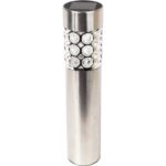 Srebrna Lampa Ogrodowa Solarna Multikolor z Automatyczną Zmianą Kolorów i Bezobsługowym Włączaniem 37.5x6 cm - obrazek 3