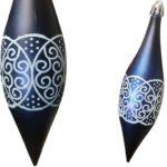 KPL.9 SOPLI PLASTILKOWYCH 15 CM GRANATOWE Z DEKOREM - obrazek 2