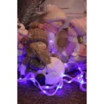 Niebieska Wstążka Dekoracyjna z 50 Diodami LED do Użycia Wewnętrznego, 3m - obrazek 2