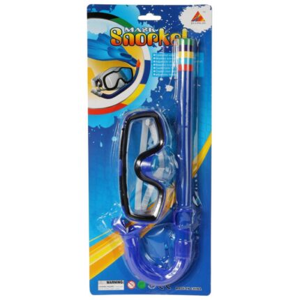 ZESTAW DO NURKOWANIA MASKA Z RURKĄ DLA DZIECI NIEBIESKI