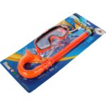 ZESTAW DO NURKOWANIA MASKA Z RURKĄ DLA DZIECI POMARAŃCZOWY - obrazek 2