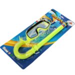 Żółty Zestaw do Nurkowania dla Dzieci - Maska z Regulacją i Bezpieczną Rurką - obrazek 2