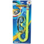 Żółty Zestaw do Nurkowania dla Dzieci - Maska z Regulacją i Bezpieczną Rurką