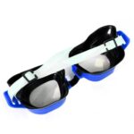 Niebieskie Okulary Pływackie dla Dzieci z Regulacją Gumki i Ochroną przed Chlorem - obrazek 3