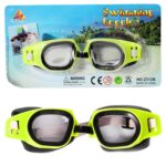 Żółte Okulary Pływackie dla Dzieci z Regulacją - Ochrona przed Chlorem i Wodą