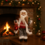 ŚWIĘTY MIKOŁAJ świąteczny FIGURKA skandynawski DEKORACJA ozdoba 48cm - obrazek 3