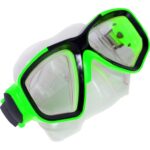 MASKA DO NURKOWANIA OKULARY GOGLE DLA DZIECI ZIELONE - obrazek 2
