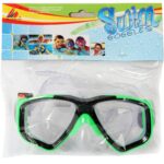 MASKA DO NURKOWANIA OKULARY GOGLE DLA DZIECI ZIELONE - obrazek 3